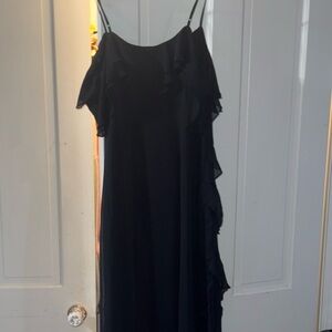 Target Black High Low Dress with Ruffles